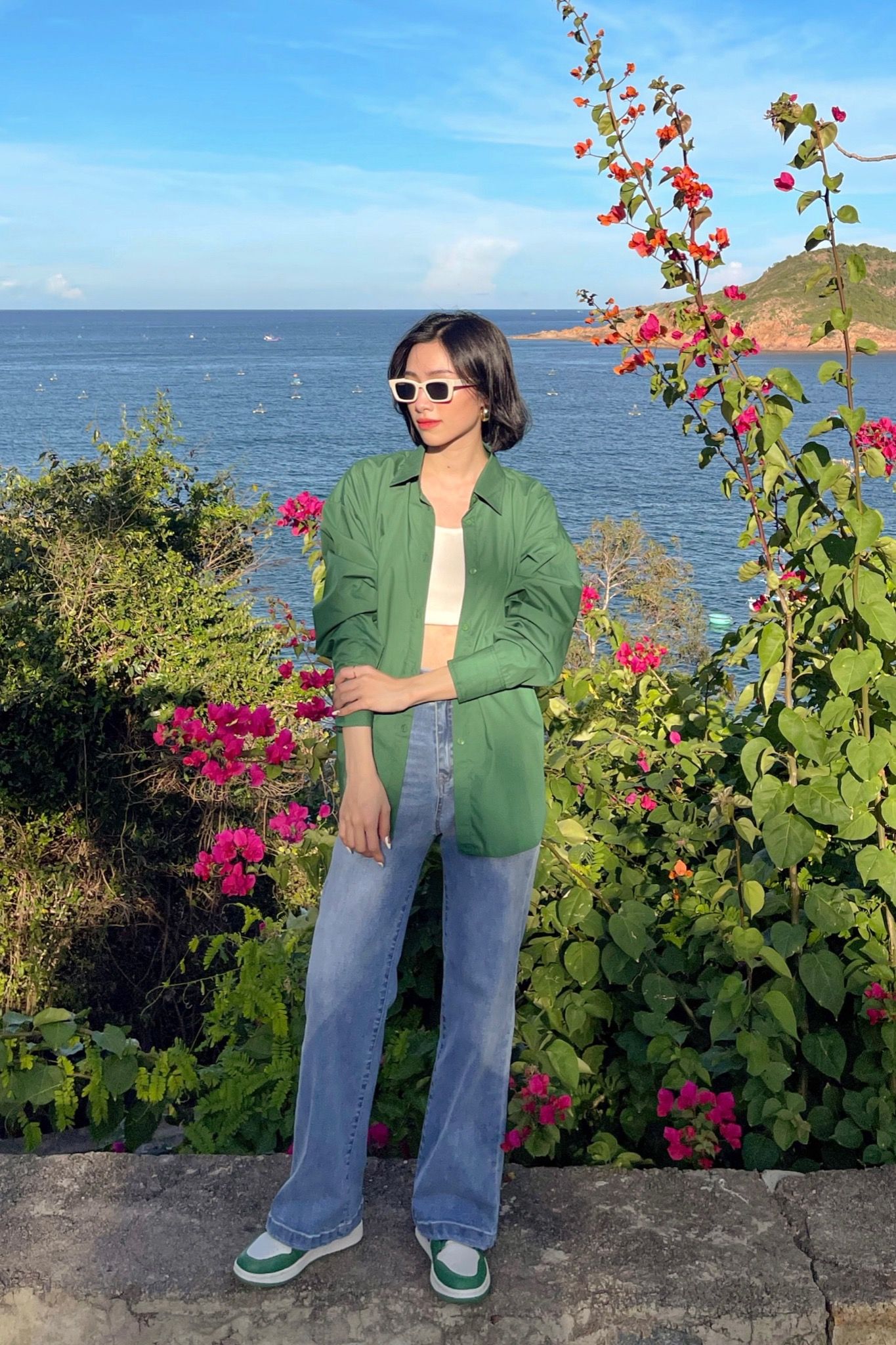 Regular Shirt - Xanh Green