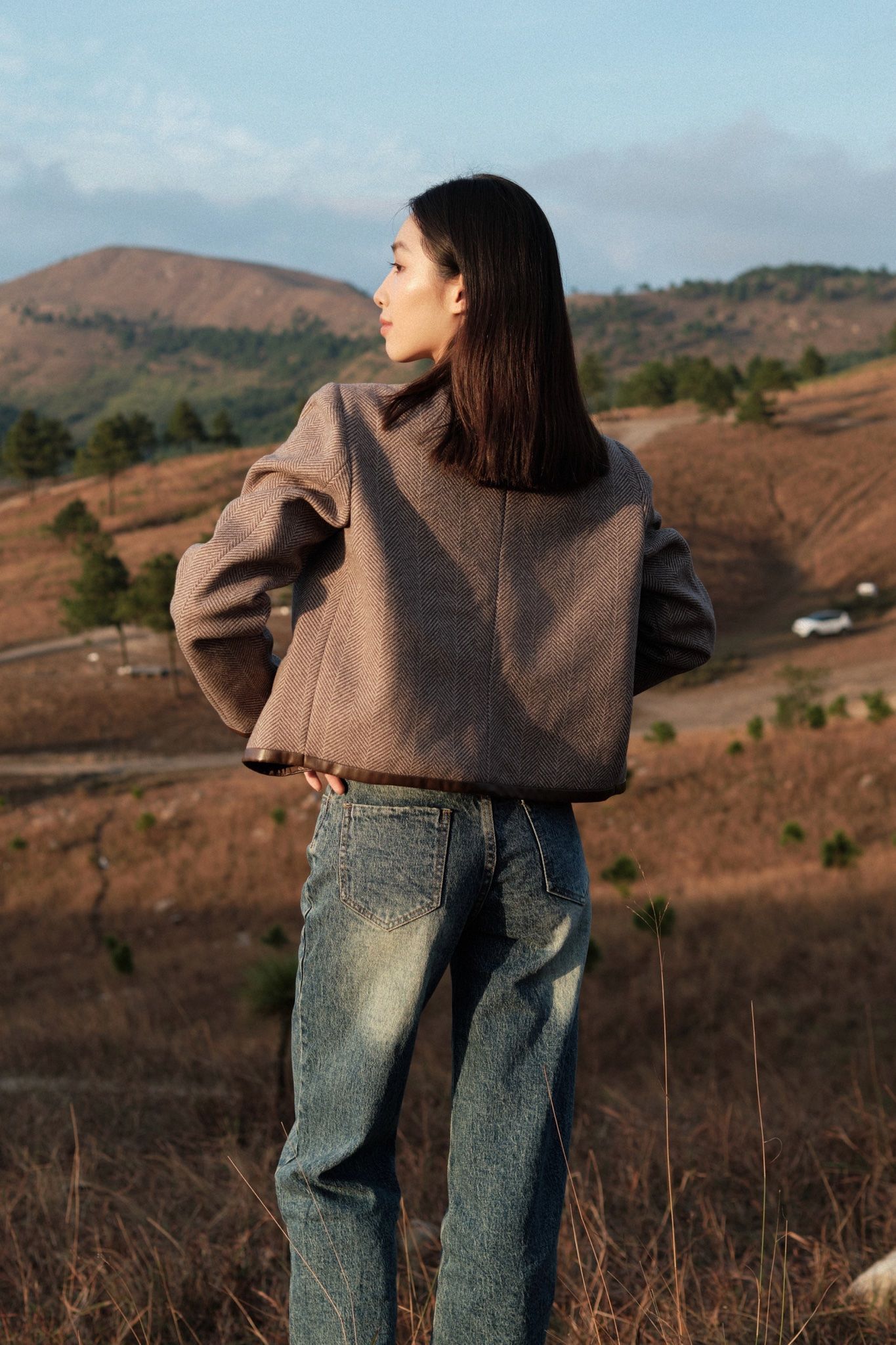 ZL Straight Jeans - Xanh Đậm