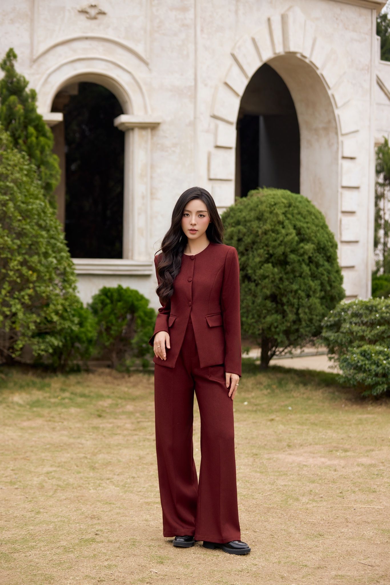 Jiji Trousers - Red