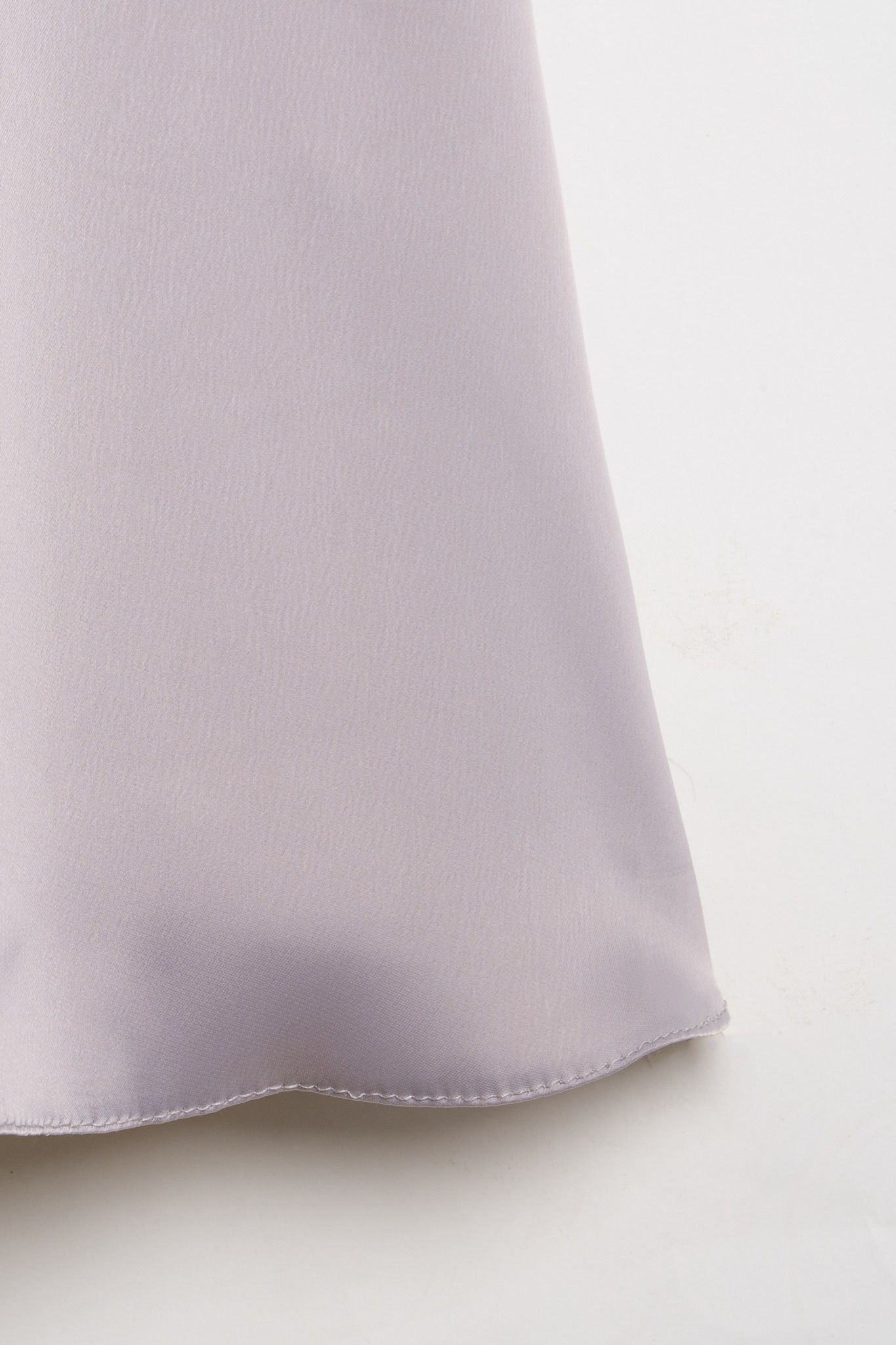 Grey Silk Skirt
