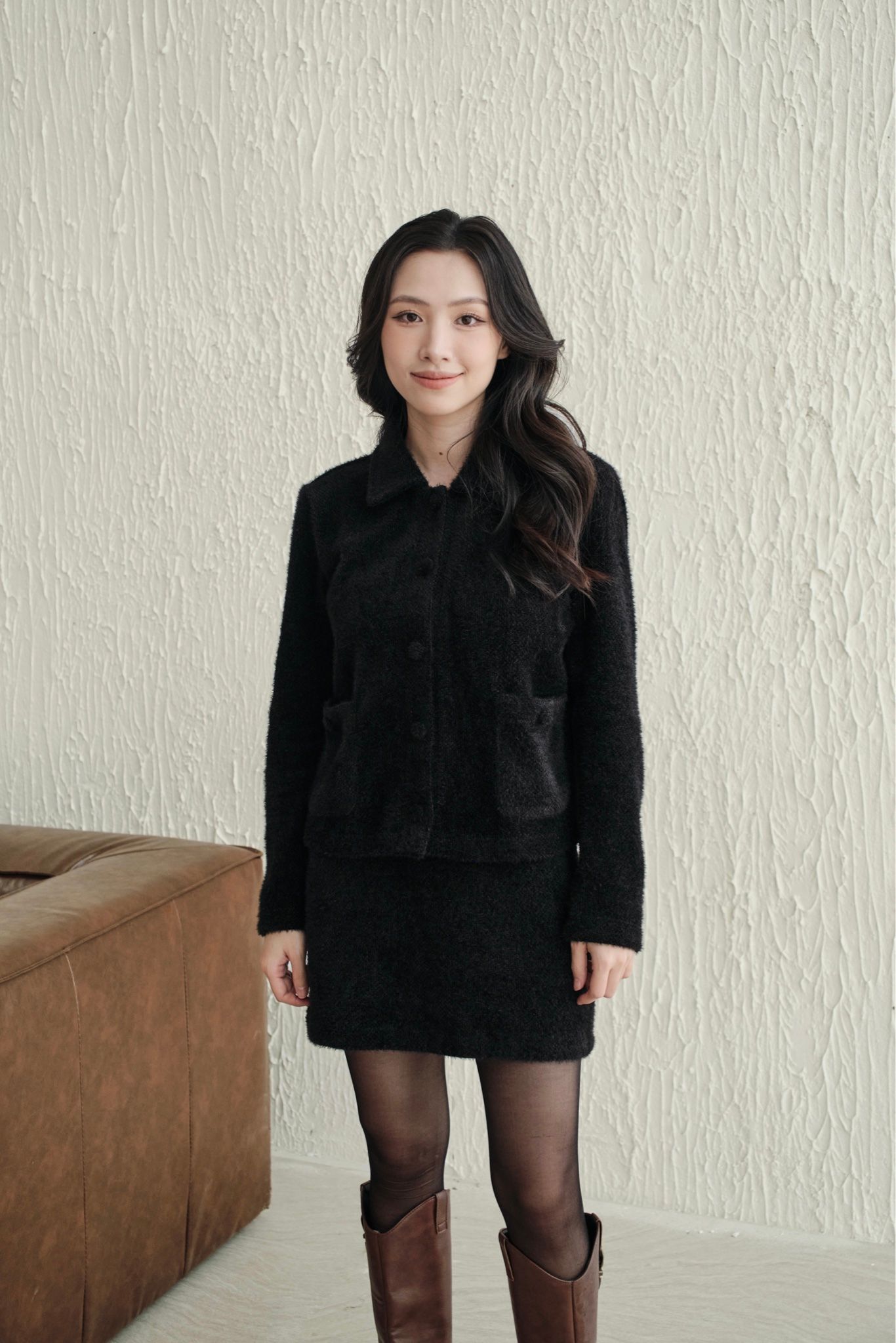 Cozy Skirt - Black