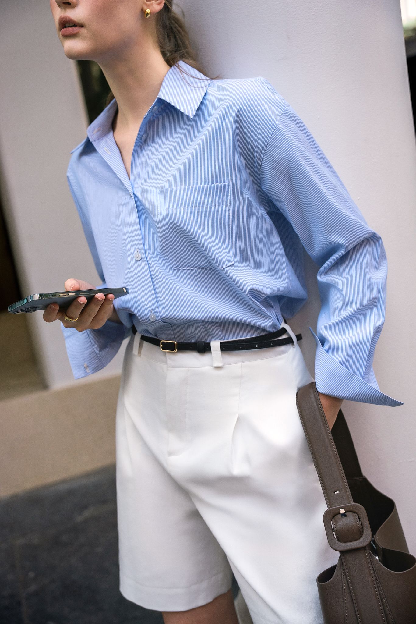 Regular Striped Shirt - Blue
