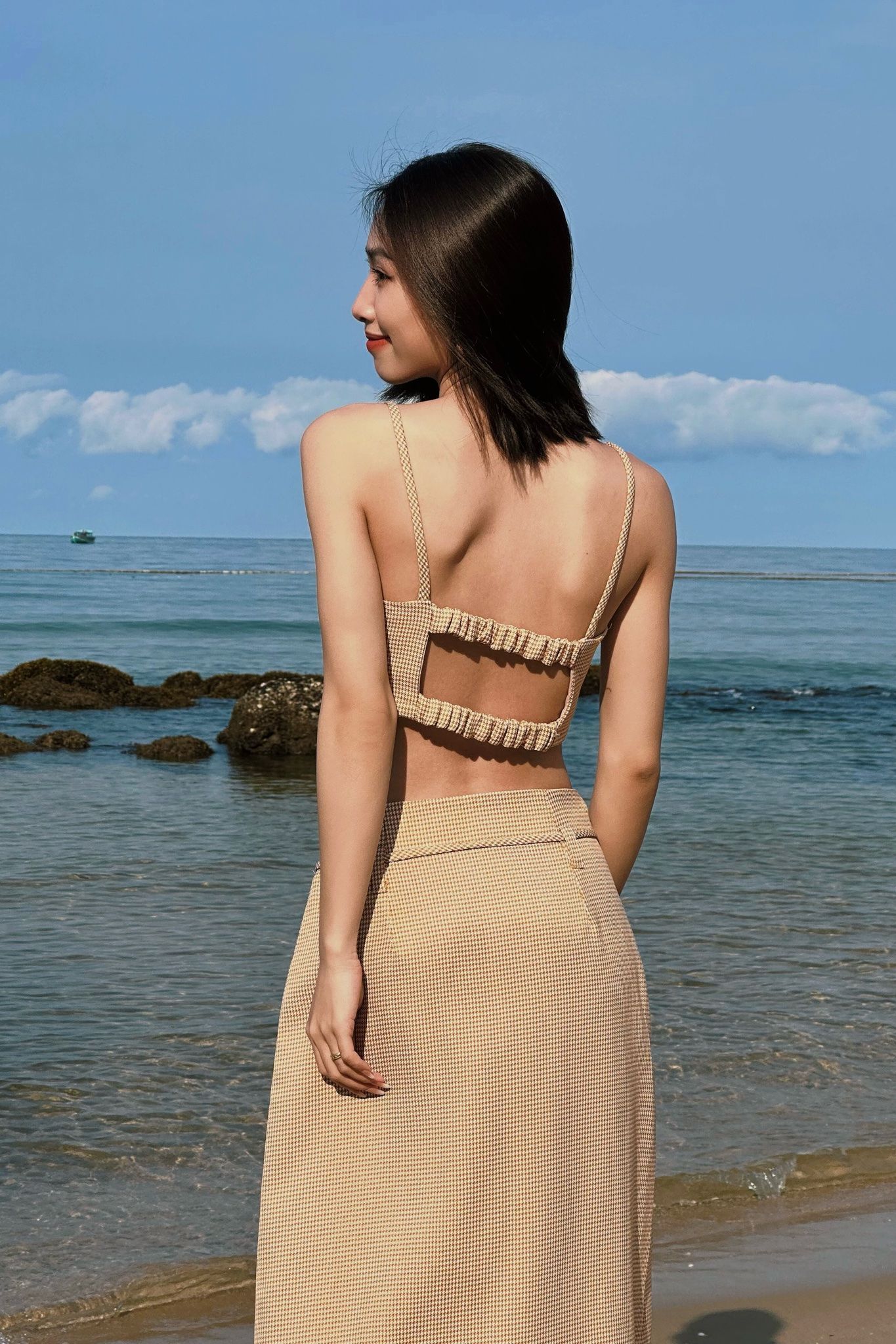 Sandy Tube Top - Vàng