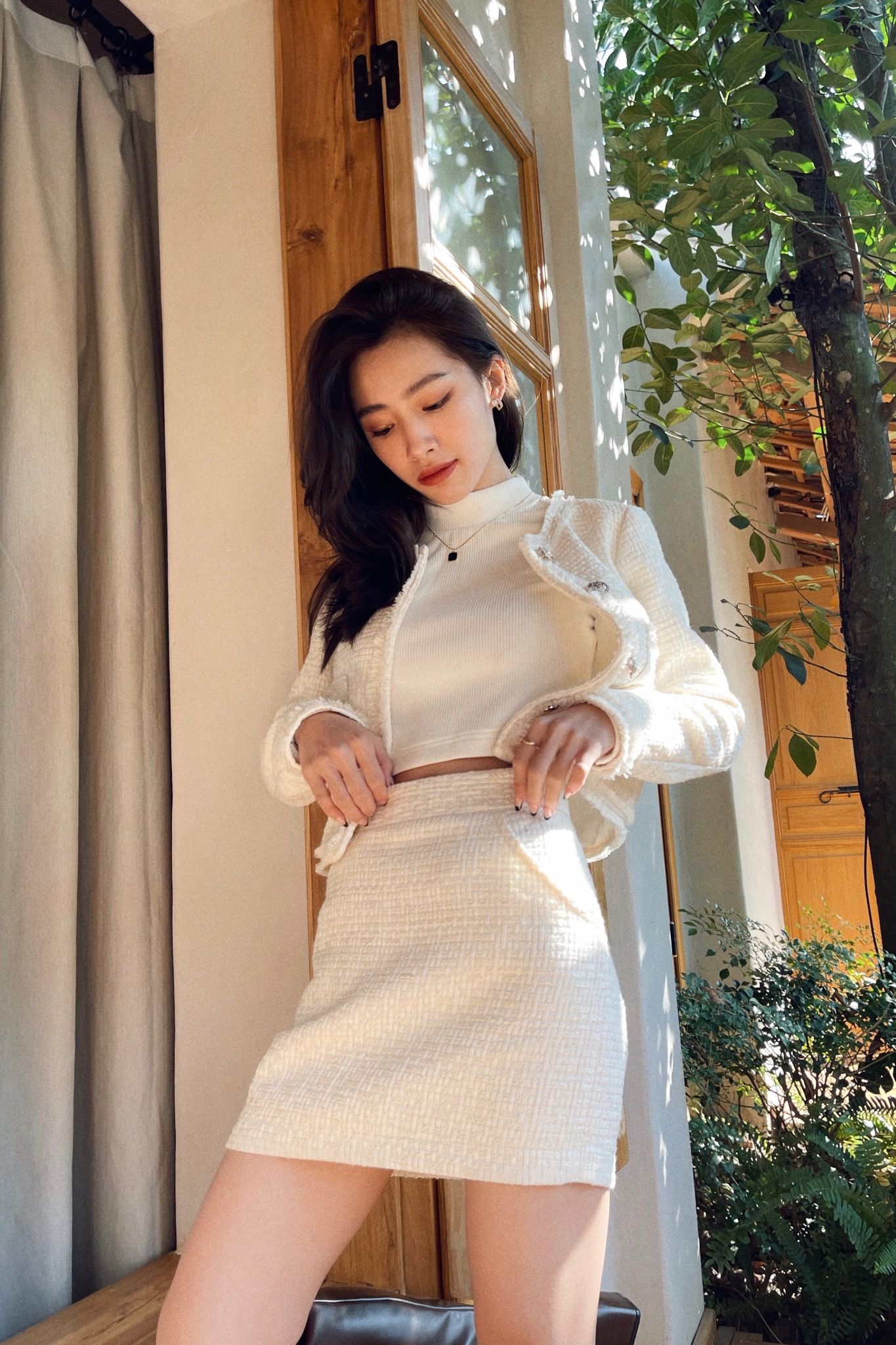 In-Love Skirt - Snowy