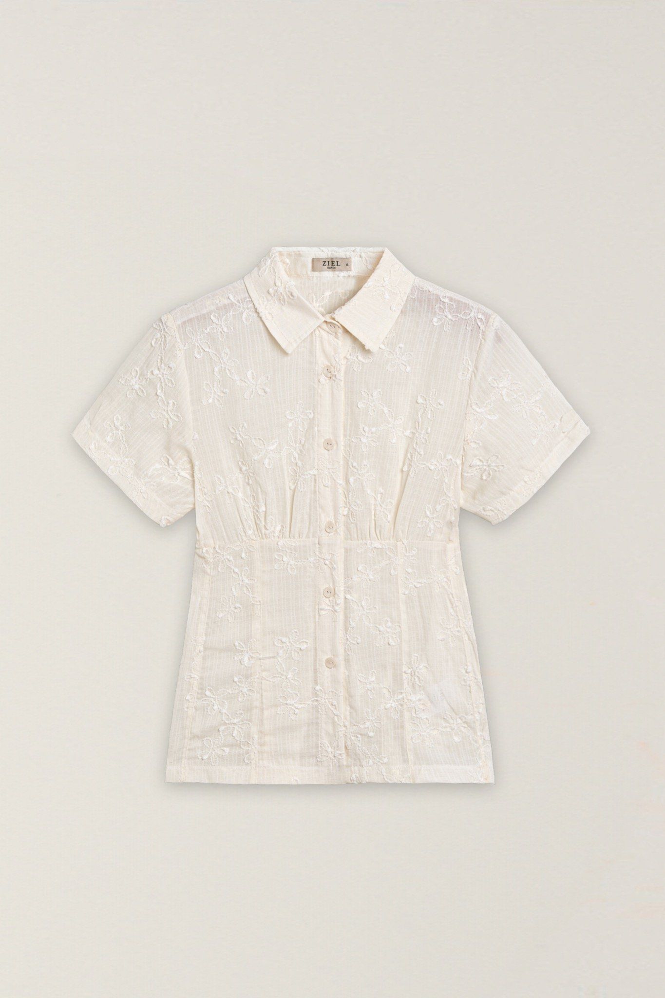 Chiffon Daisy Top - Beige