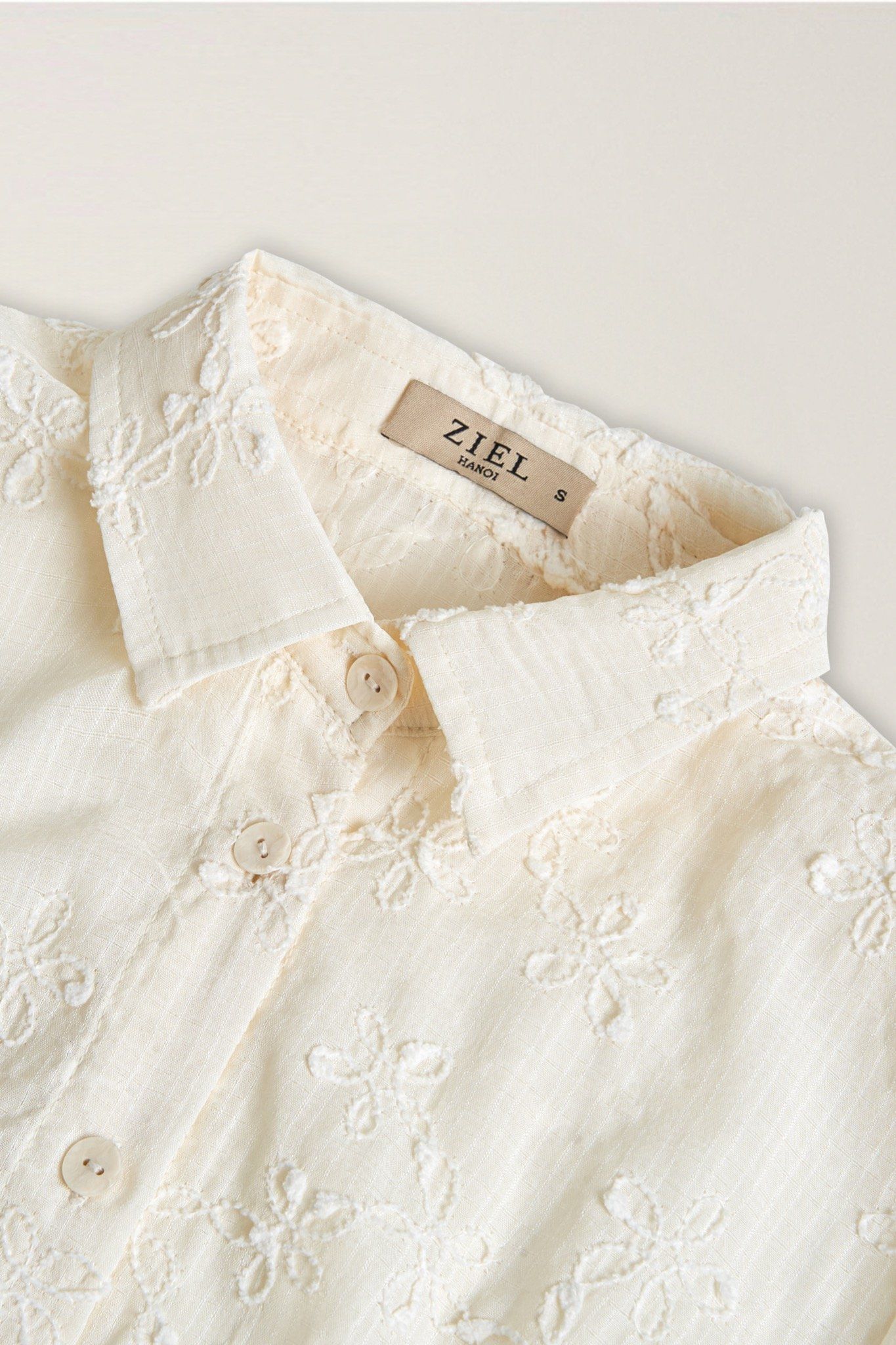 Chiffon Daisy Top - Beige