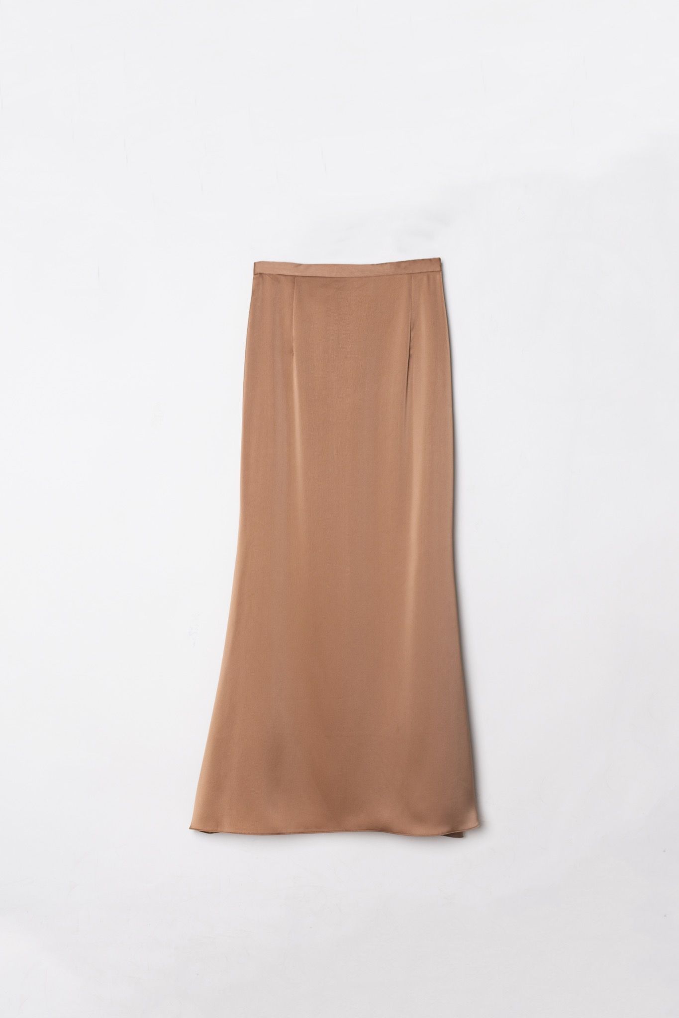 Brown Silk Skirt
