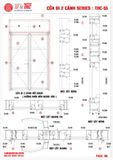 HỆ THC XF 55 CỬA ĐI MỞ