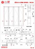 HỆ THC XF 55 CỬA ĐI MỞ