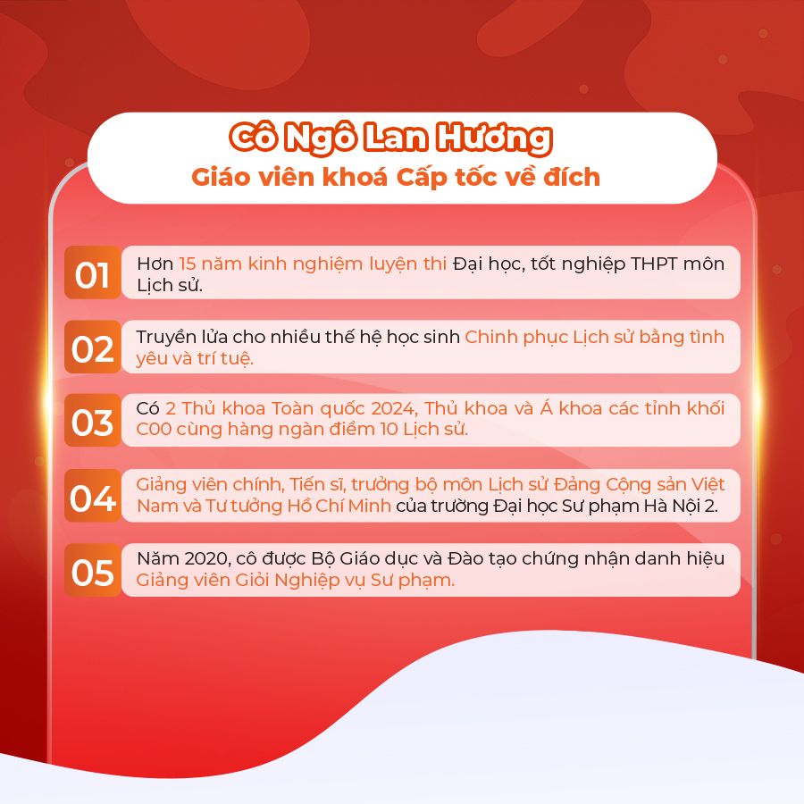 KHOÁ A3: CẤP TỐC VỀ ĐÍCH 2025 - MÔN LỊCH SỬ