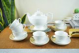 Bộ tách sứ bát tràng dáng 3 in theo yêu cầu