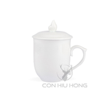 Ly sứ bát tràng nắp lửa