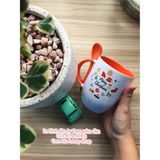 ly/cốc sứ màu có muỗng đi kèm / in theo yêu cầu