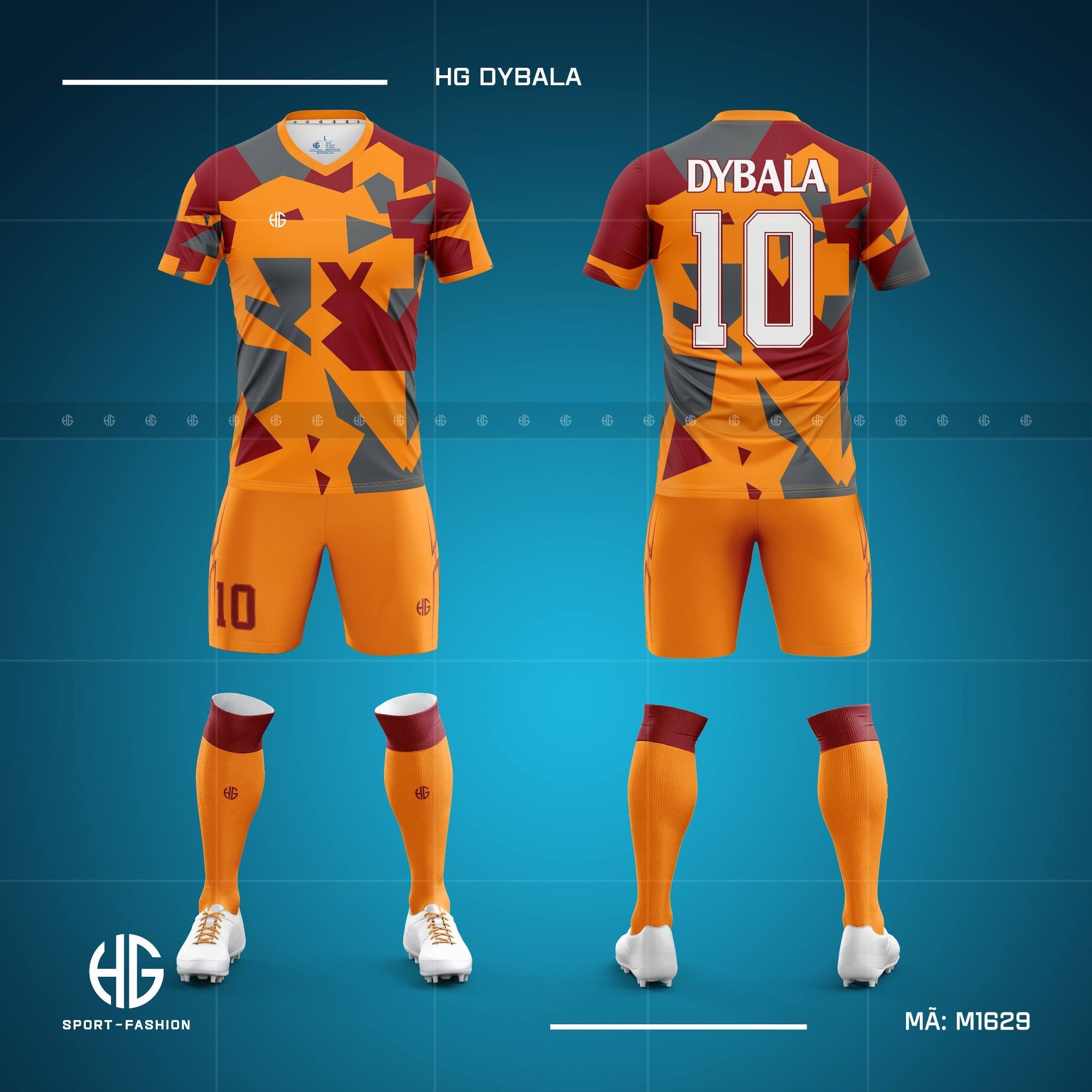 Áo bóng đá thiết kế M1629. HG Dybala