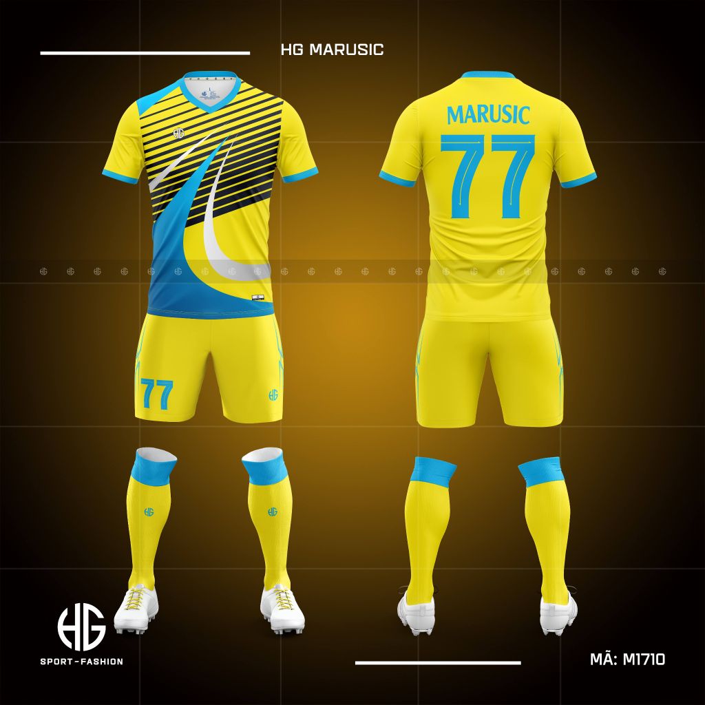  Áo bóng đá thiết kế M1710. HG Marusic 