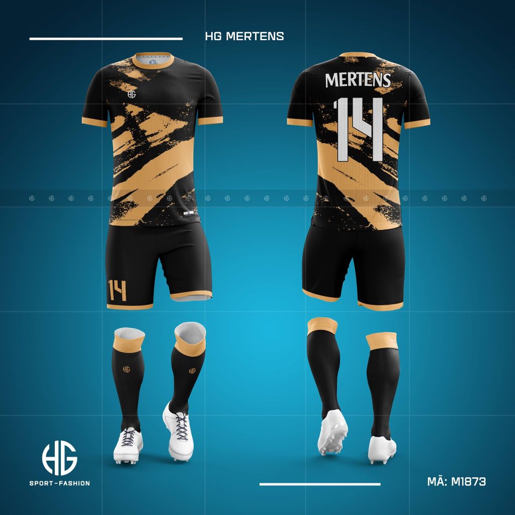 Áo bóng đá thiết kế M1873. HG Mertens