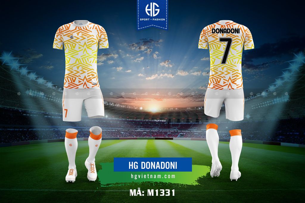  Áo bóng đá thiết kế M1331. HG Donadoni 