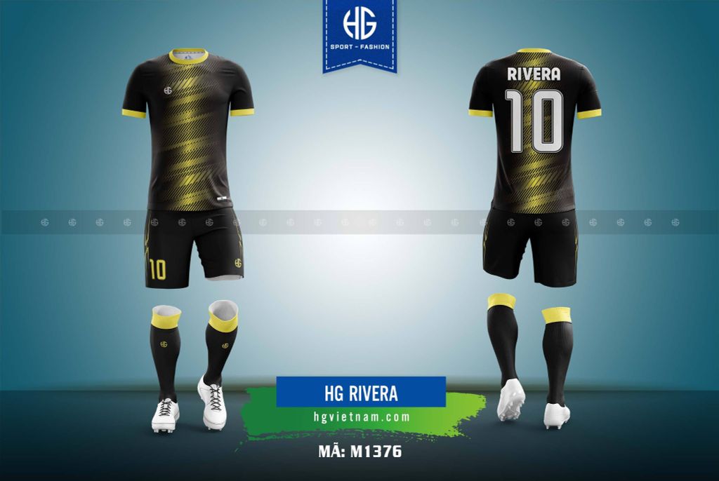  Áo bóng đá thiết kế M1376. HG Rivera 