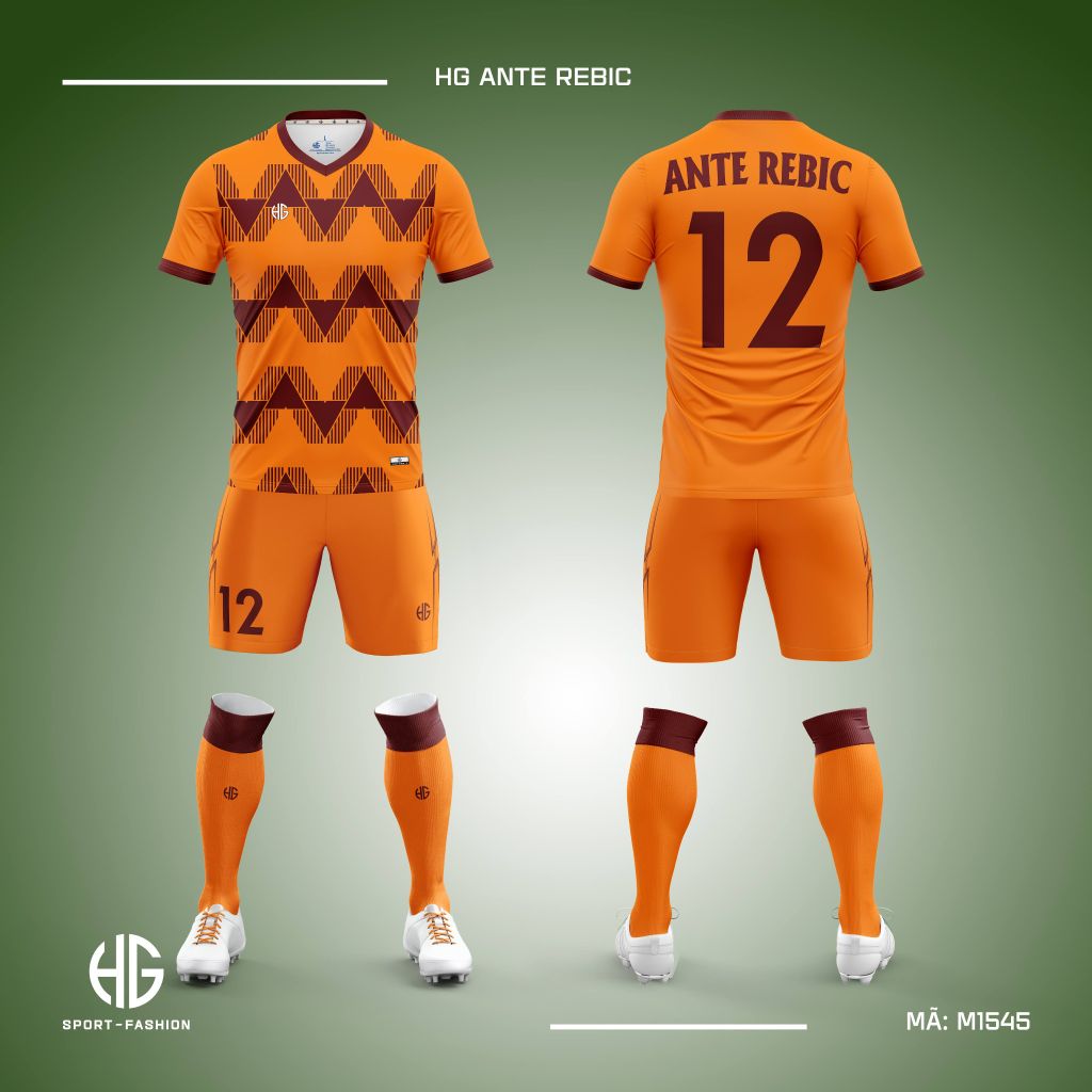 Áo bóng đá thiết kế M1545. HG Ante Rebic