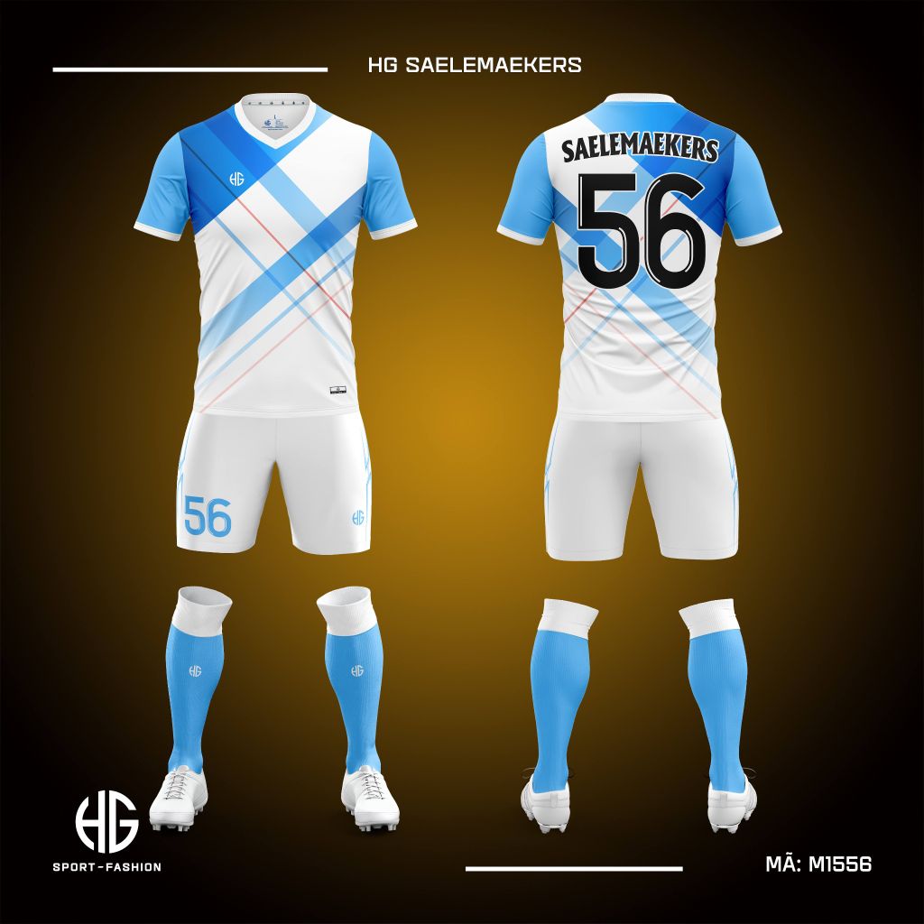  Áo bóng đá thiết kế M1556. HG Saelemaekers 