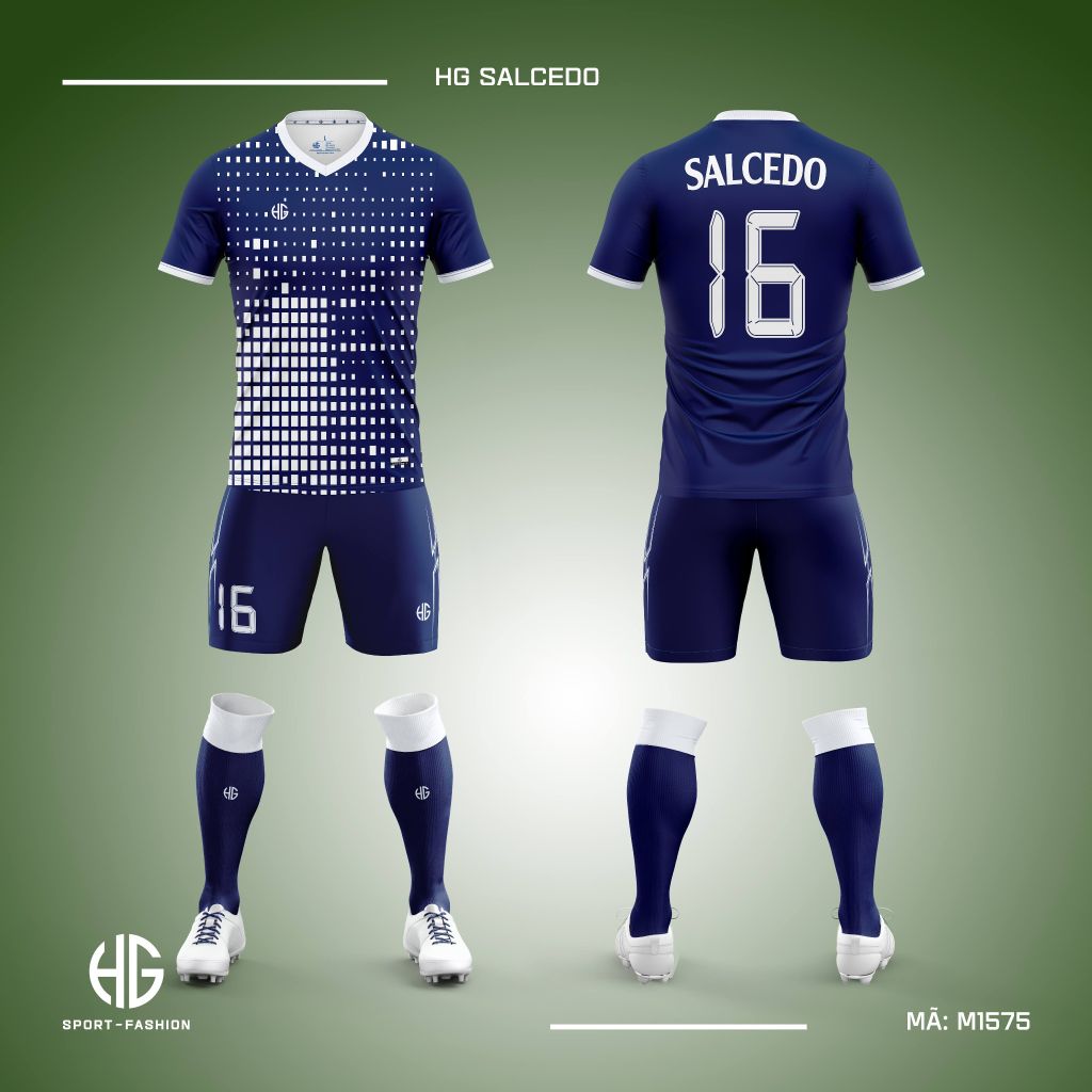 Áo bóng đá thiết kế M1575. HG Salcedo 