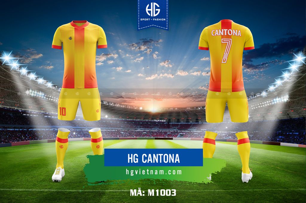  Áo bóng đá thiết kế M1003. HG Cantona 