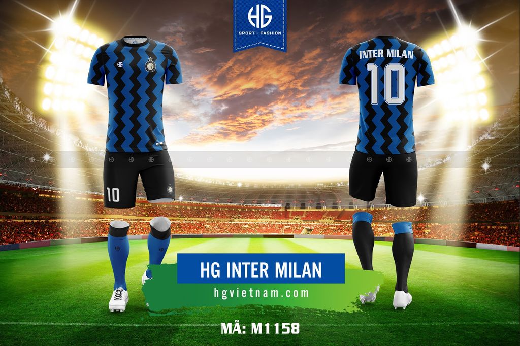 Áo bóng đá câu lạc bộ M1158. HG Inter Milan