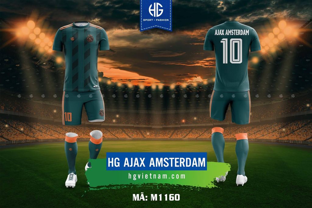 Áo bóng đá câu lạc bộ M1160. HG Ajax Amsterdam
