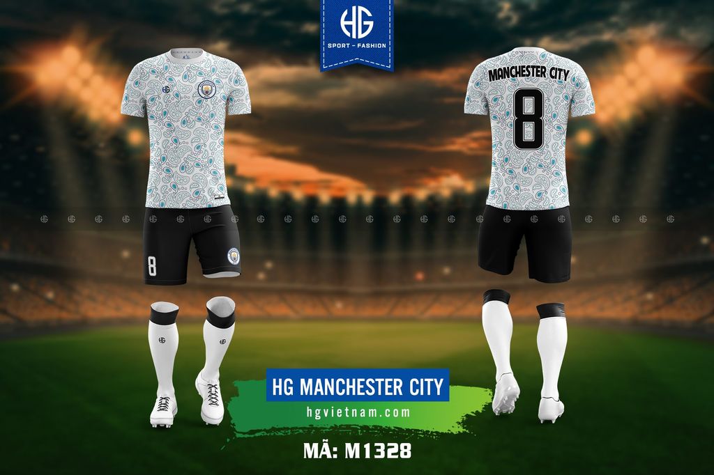  Áo bóng đá câu lạc bộ M1328. HG Manchester City 