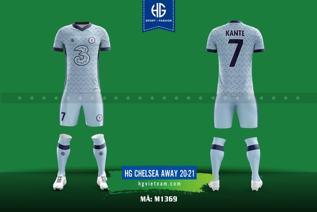  Áo bóng đá câu lạc bộ M1369. HG Chelsea Away 20-21 