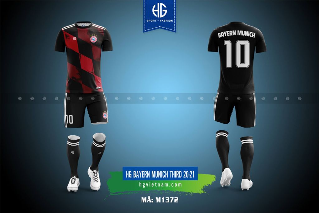 Áo bóng đá câu lạc bộ M1372. HG Bayern Munich Third 20-21