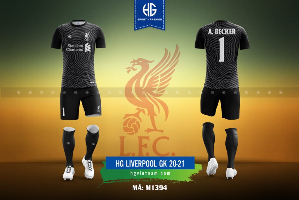  Áo bóng đá câu lạc bộ M1394. HG Liverpool GK 20-21 