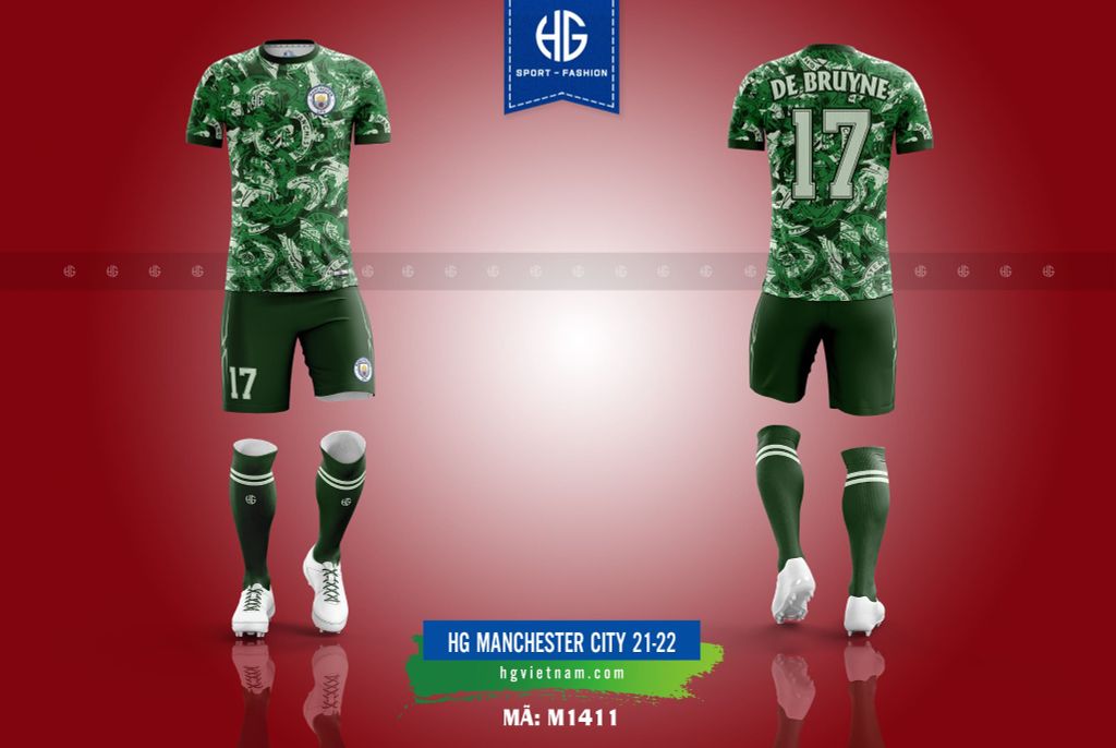 Áo bóng đá câu lạc bộ M1411. HG Manchester City 21-22