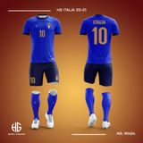  Áo bóng đá đội tuyển Ý M1424. HG Italia 20-21 