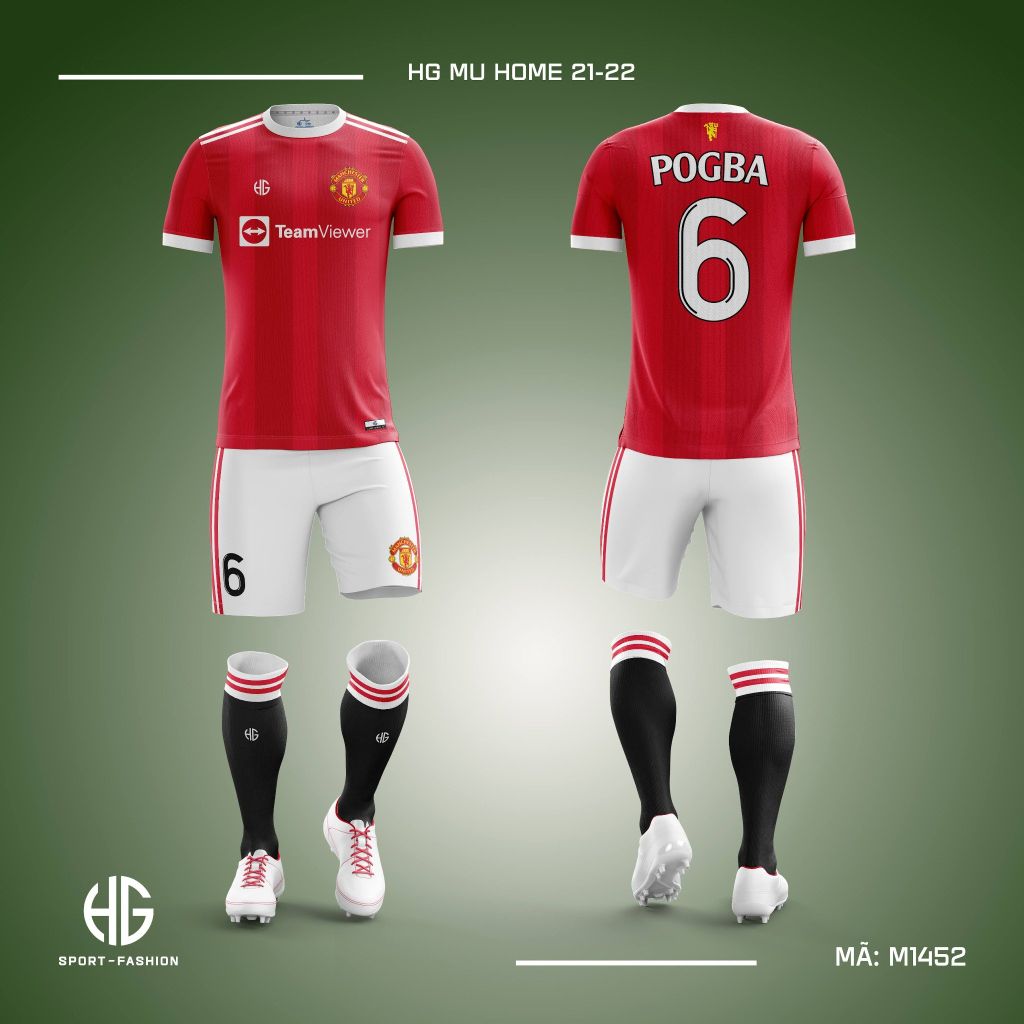 Áo bóng đá câu lạc bộ M1452. HG Manchester United Home 21-22
