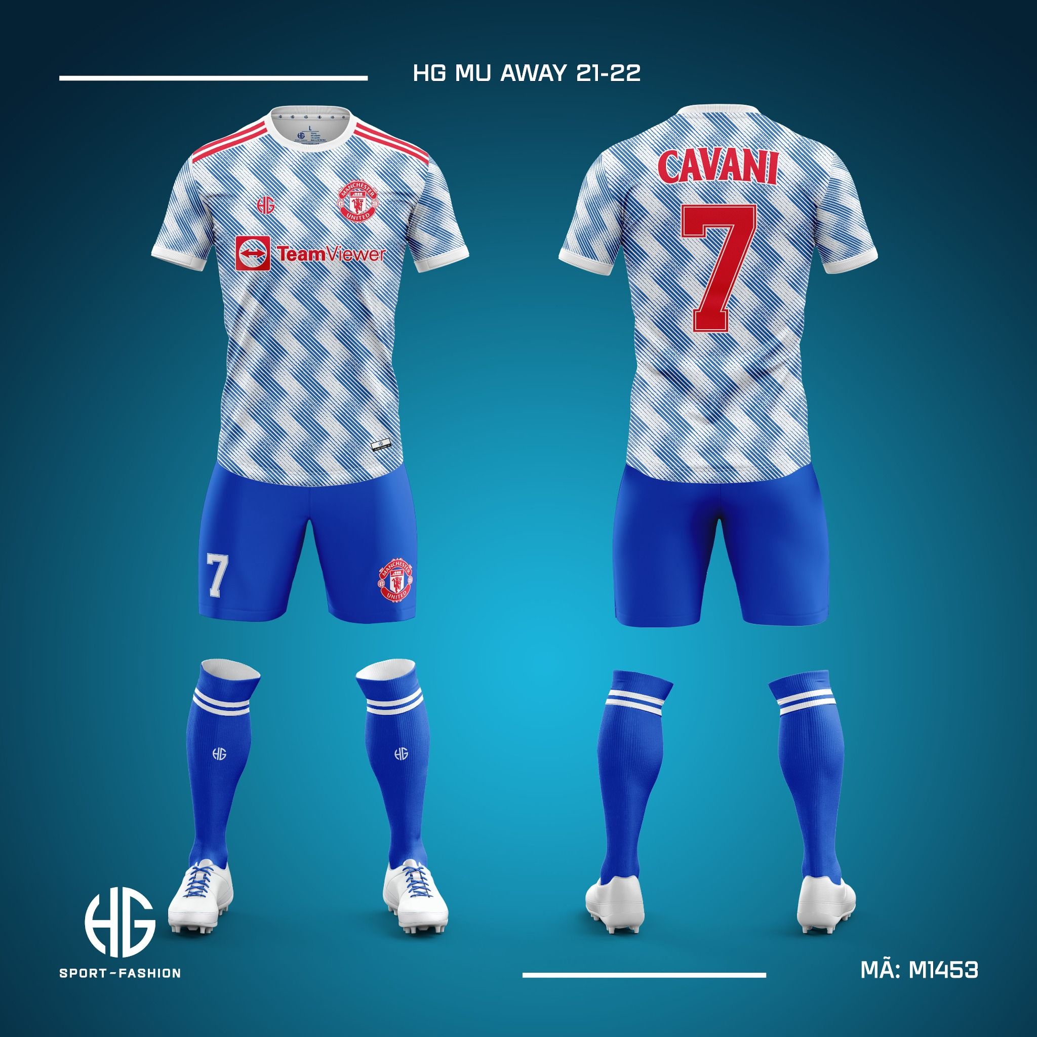 Áo bóng đá câu lạc bộ M1453. HG Manchester United Away 21-22