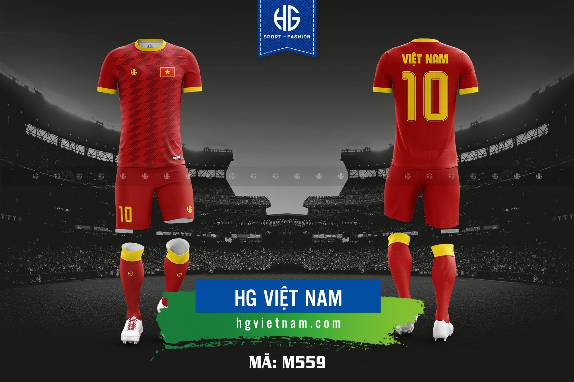  Áo bóng đá đội tuyển Việt Nam M559. HG 