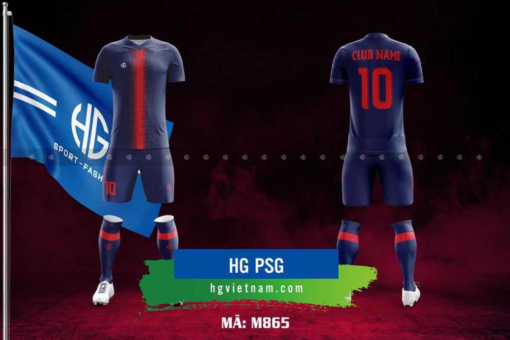  Áo bóng đá câu lạc bộ PSG M865. HG 