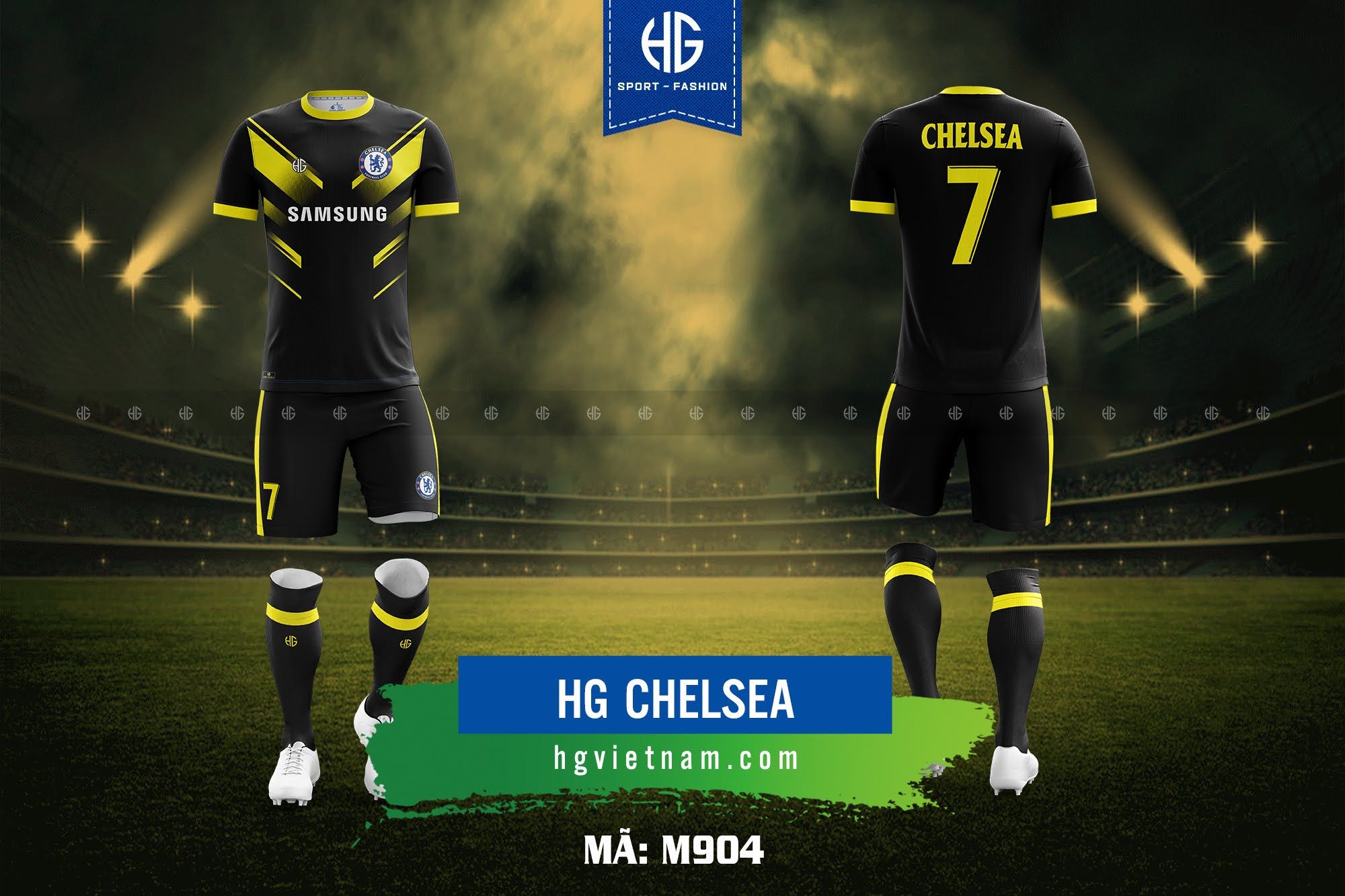 Áo bóng đá câu lạc bộ Chelsea M904. HG