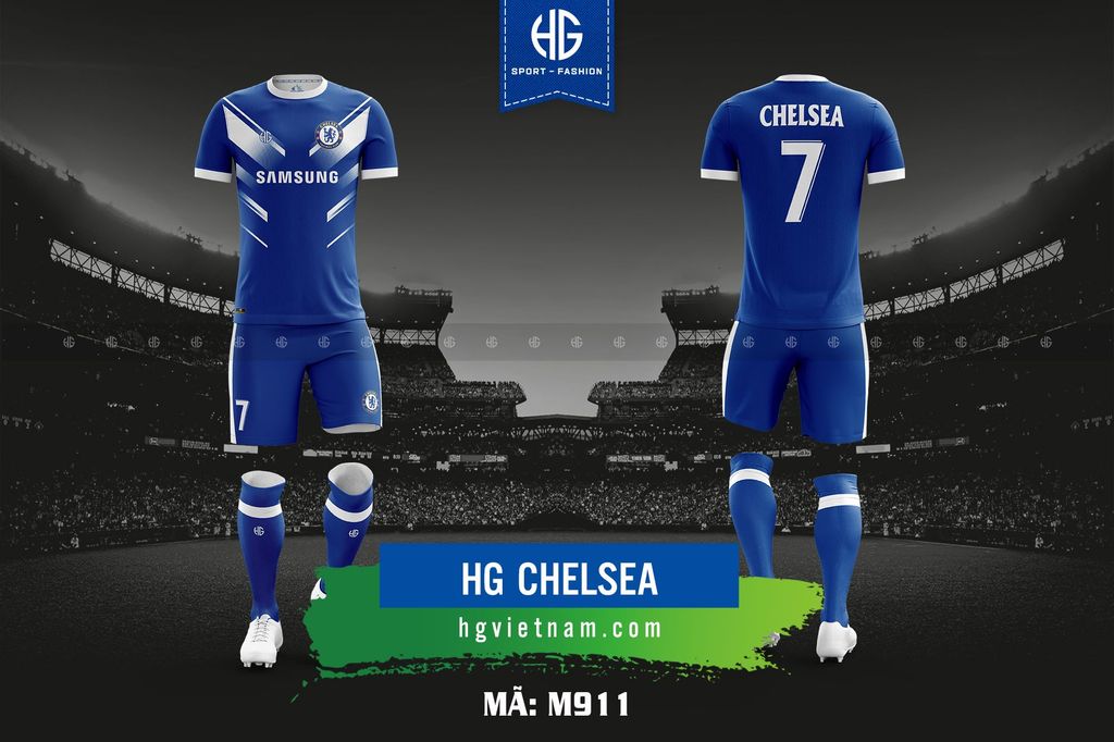  Áo bóng đá câu lạc bộ Chelsea M911. HG 