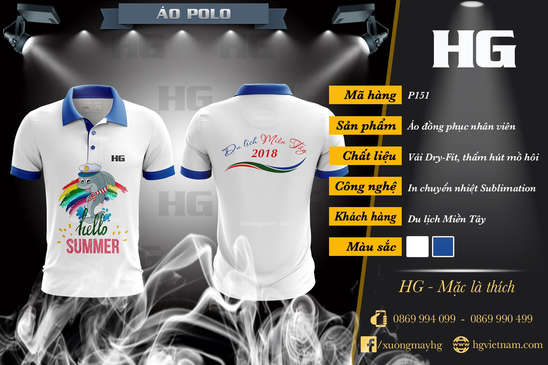 Tổng hợp mẫu áo đồng phục polo màu trắng
