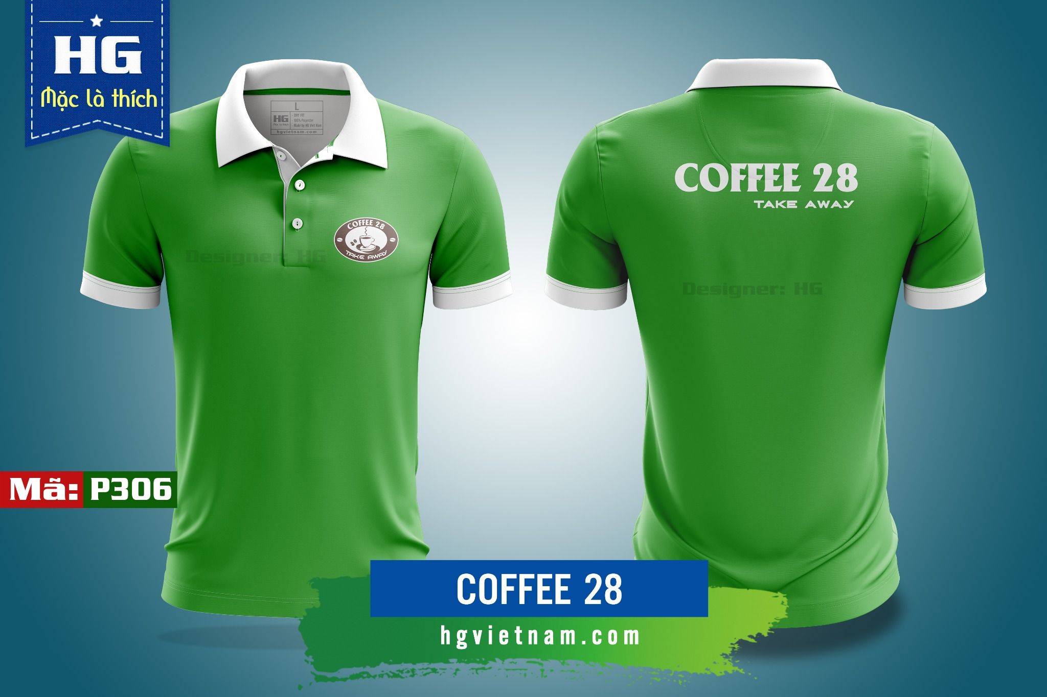 Tổng hợp mẫu áo đồng phục polo màu xanh lá
