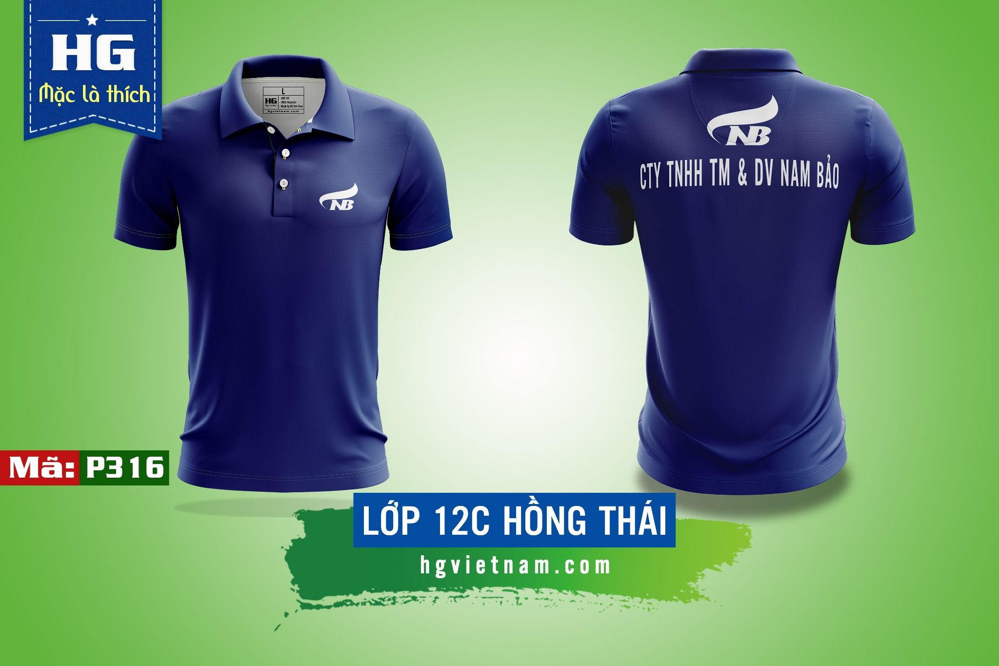 Tổng hợp mẫu áo đồng phục polo màu xanh tím than