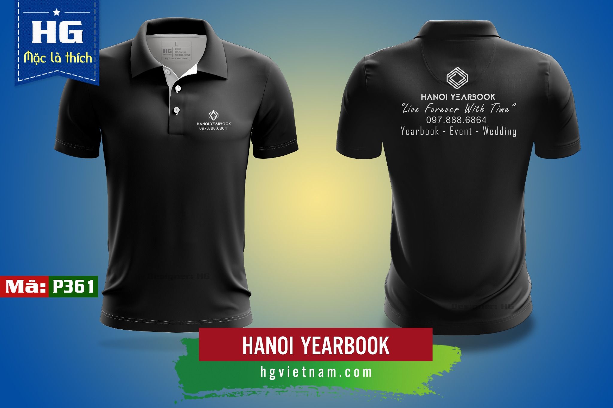 Tổng hợp mẫu áo đồng phục polo màu đen