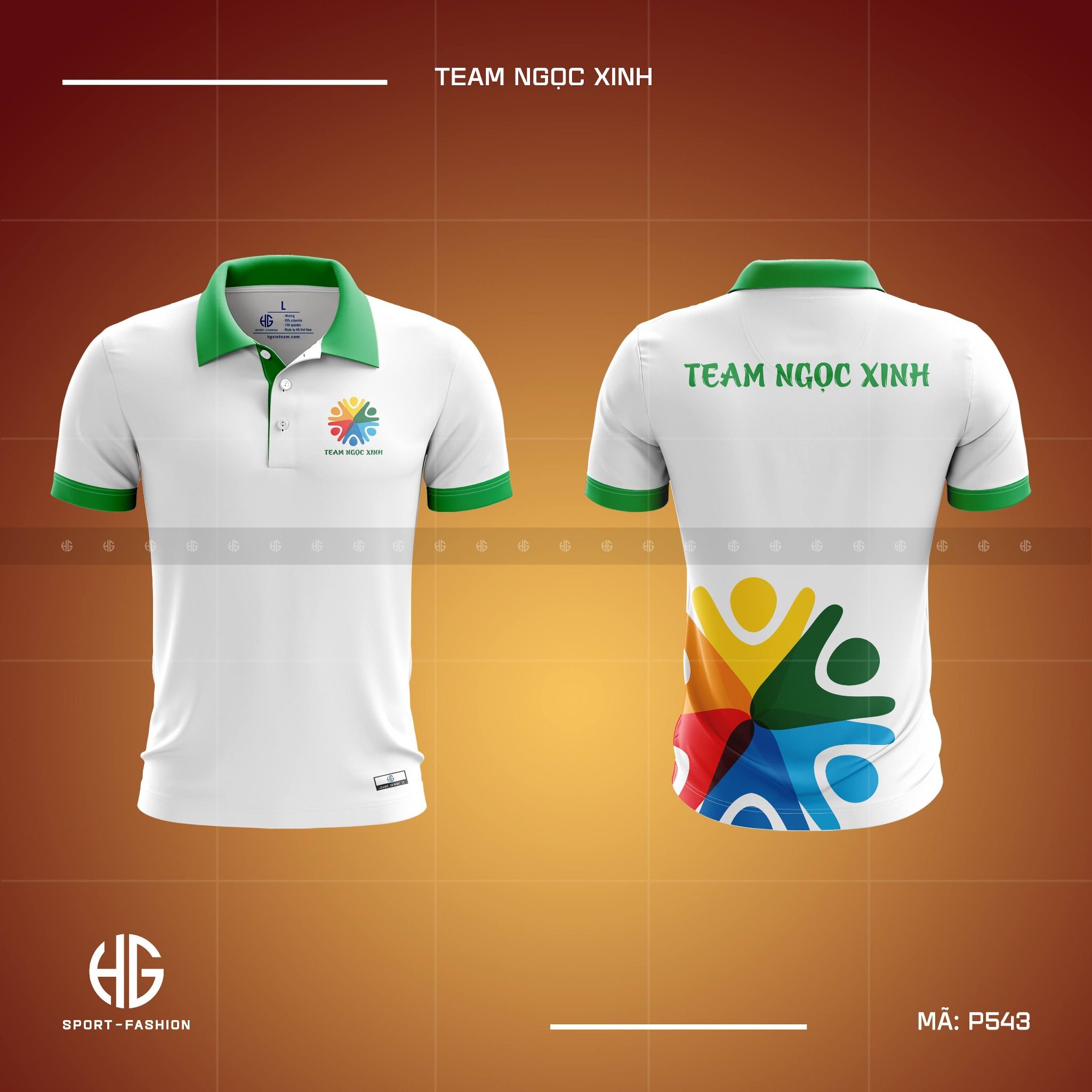 Tổng hợp mẫu áo đồng phục polo màu trắng