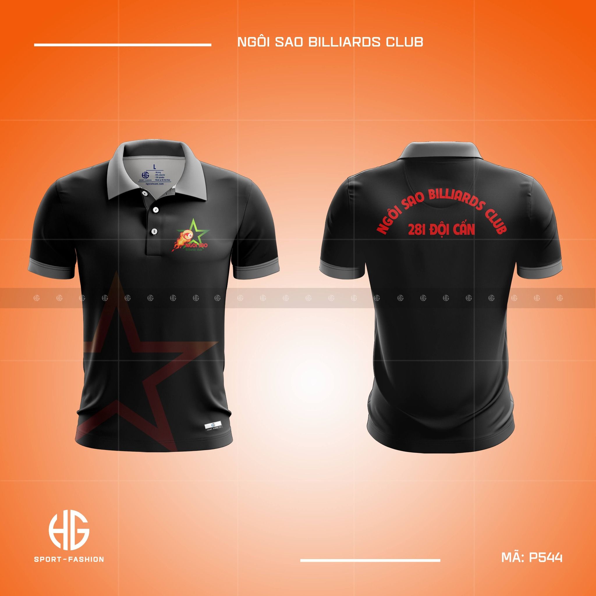 Tổng hợp mẫu áo đồng phục polo màu đen