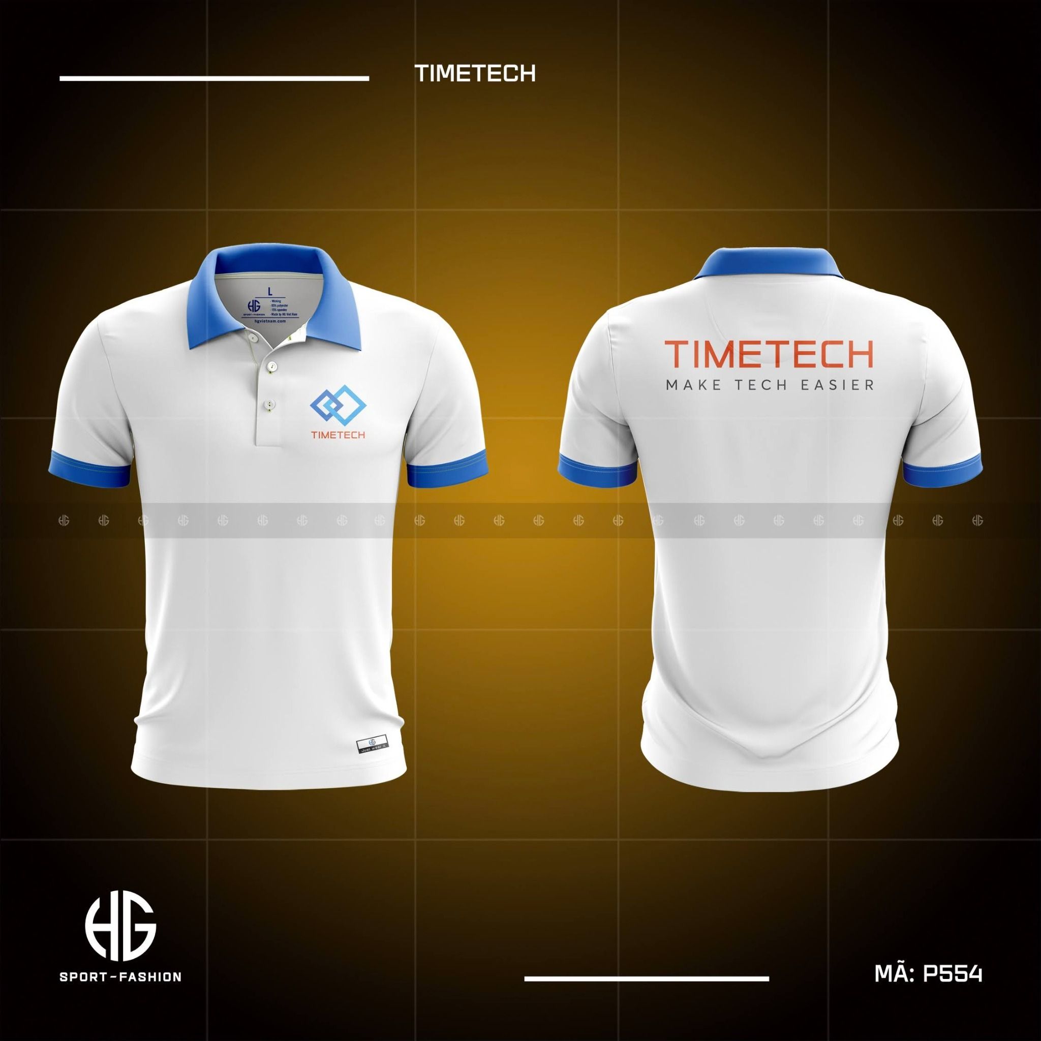 Tổng hợp mẫu áo đồng phục polo màu trắng
