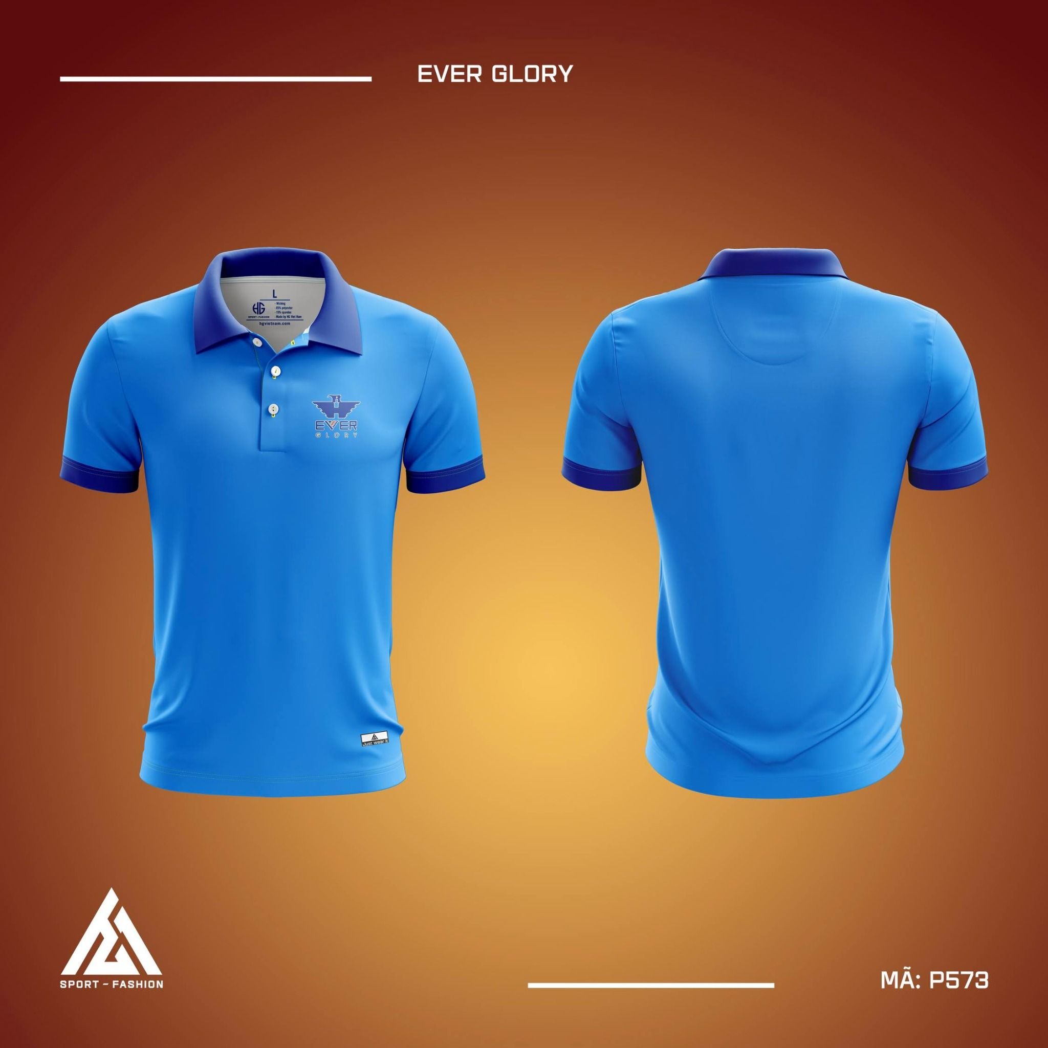 Tổng hợp mẫu áo đồng phục polo màu xanh dương