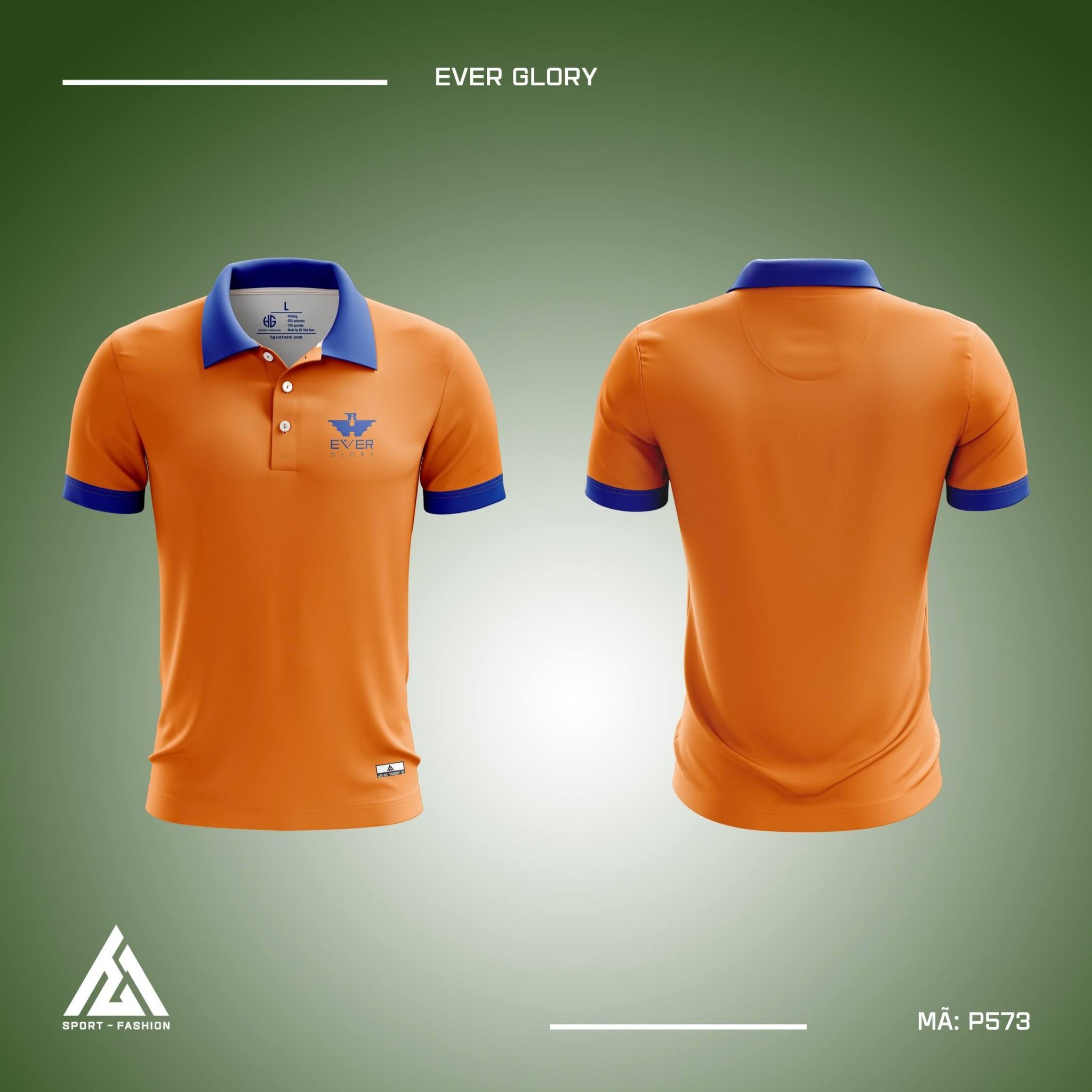 Tổng hợp mẫu áo đồng phục polo màu cam