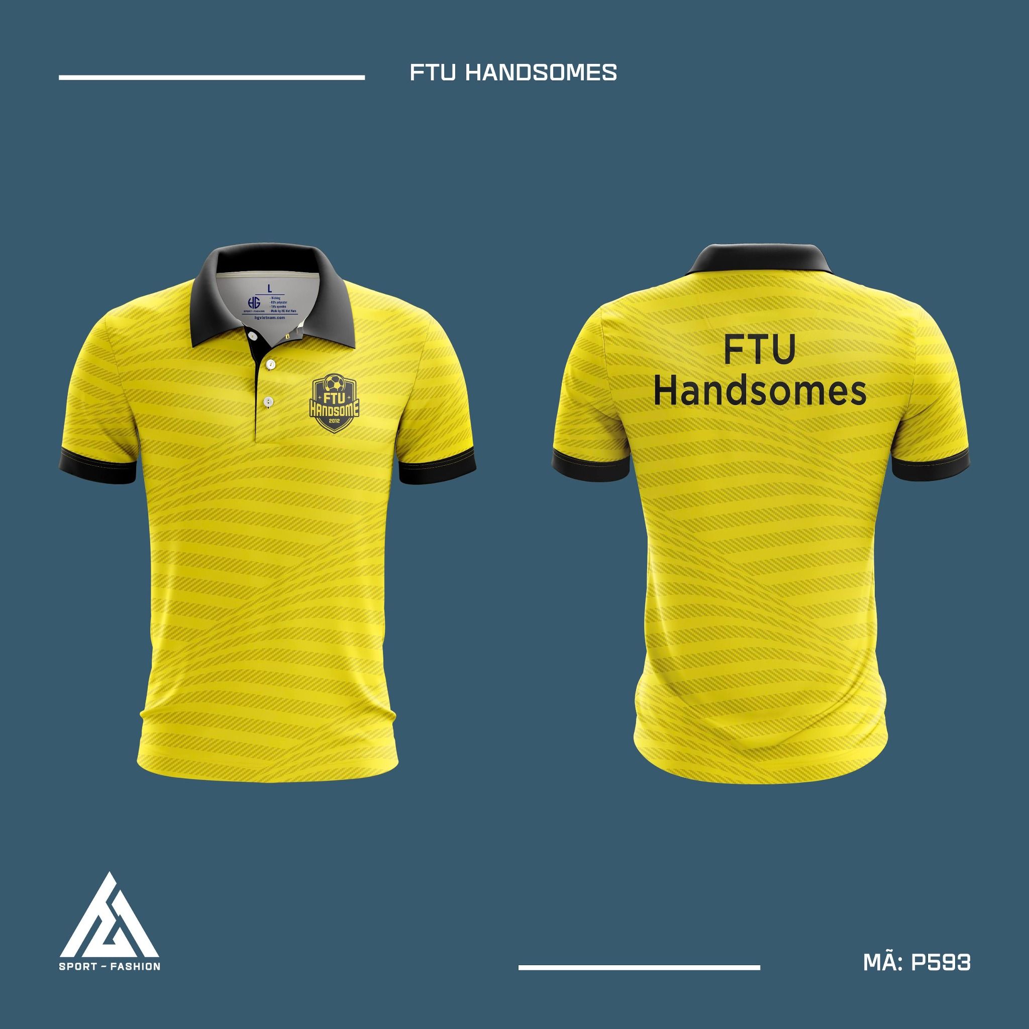 Tổng hợp mẫu áo đồng phục polo màu vàng